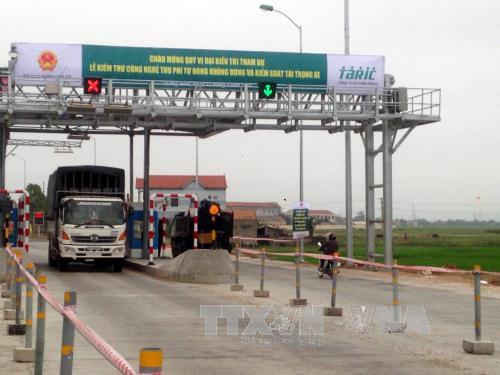  Trạm thu phí đường bộ không dừng đầu tiên hoạt động ảnh 1